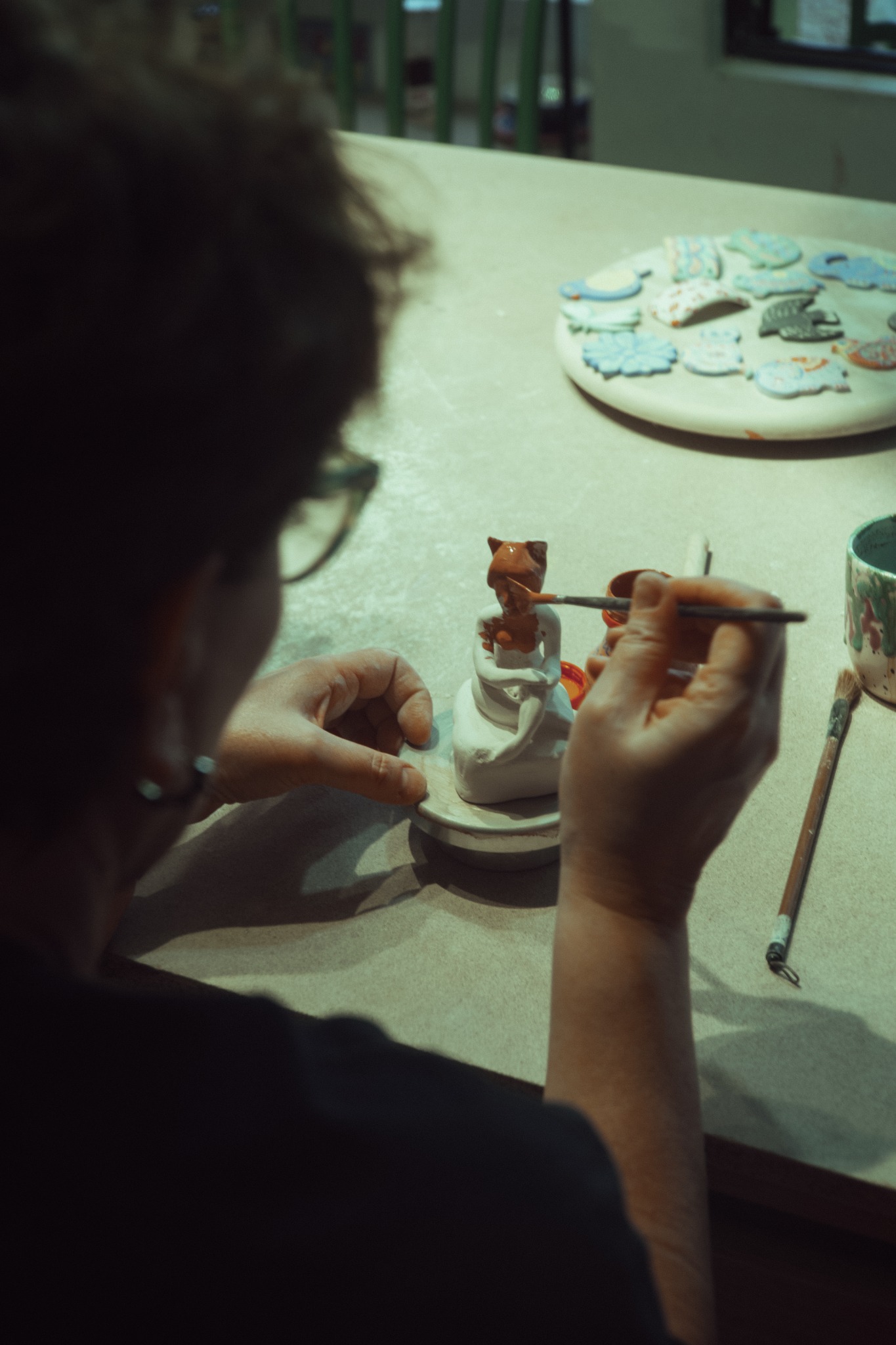 PotPot Studio handpainting miniature ceramic figure
